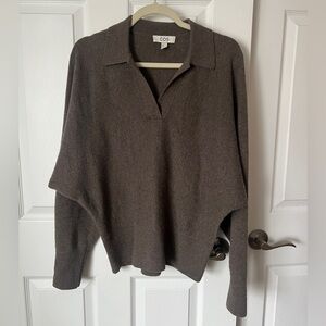 COS 100% wool collar knit